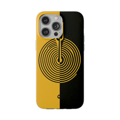 Yellow Lite Phone Case for iPhone - Voltage Sector Pulse