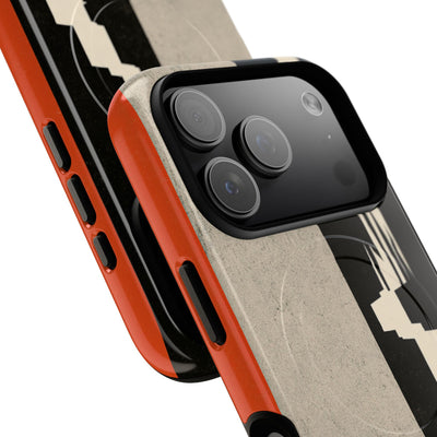 Orange Tough 2.0 Magsafe Phone Case for iPhone - Orange Monolith Rift