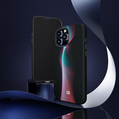 Neon Pixel Flow · Tough Phone Case for iPhone · Black