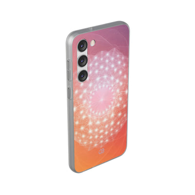 Radiant Stardust Mandala · Soft Mobilskal för Samsung