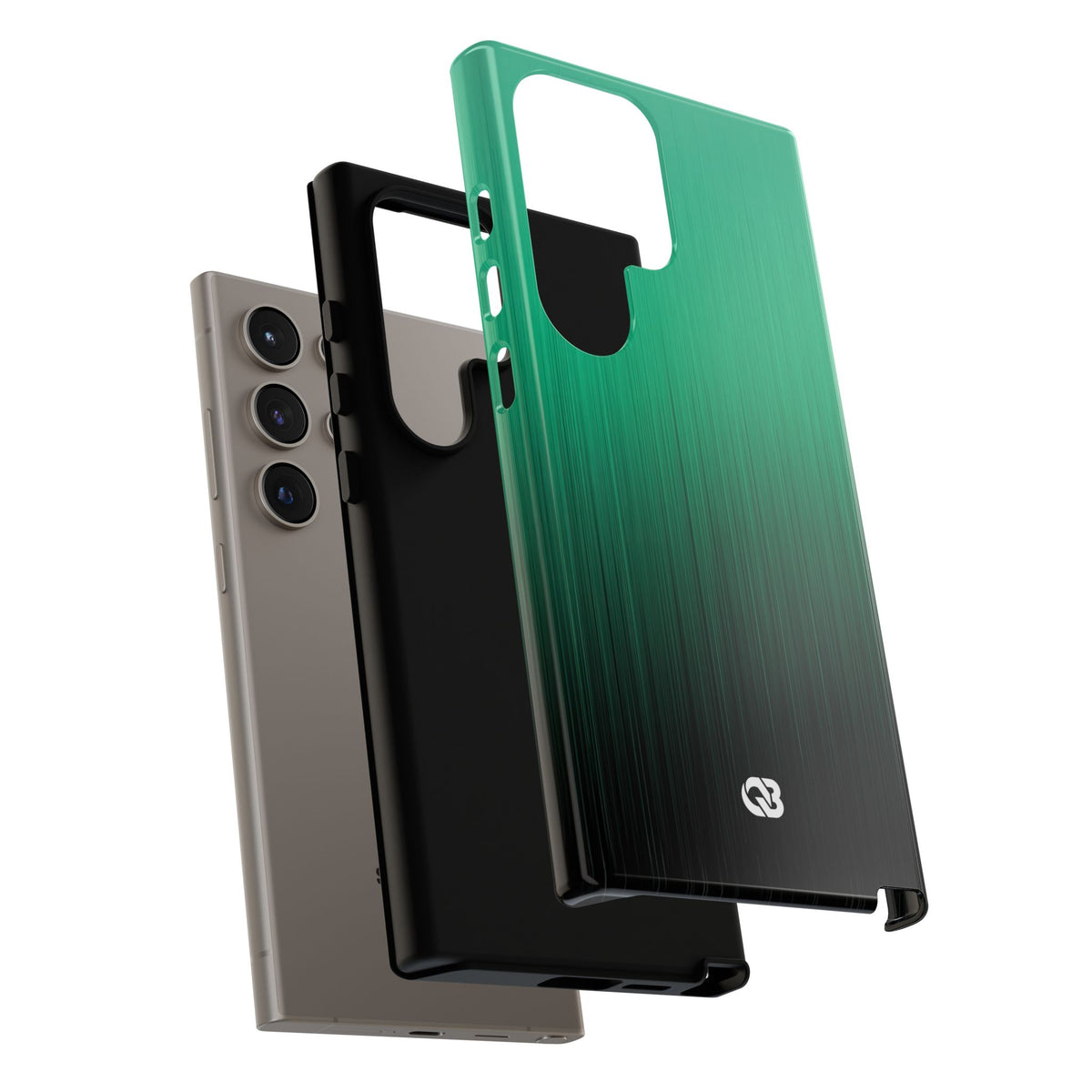 Emerald Cascade · Tough Phone Case for Samsung · Green