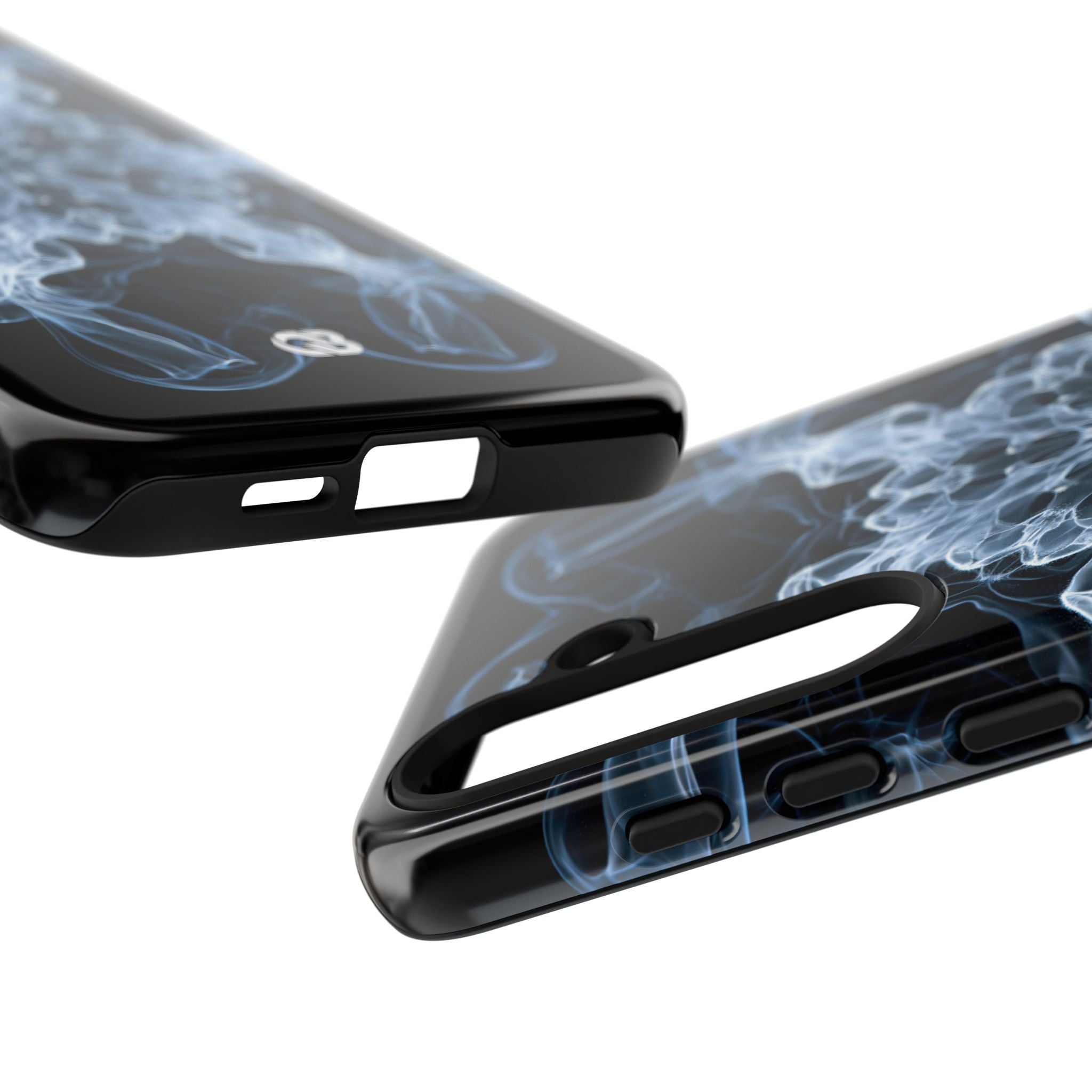 Blue Tough Phone Case for Samsung - Glacial Smoke Crown