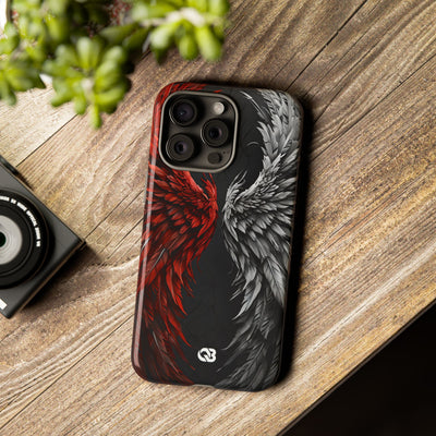 Split Crimson Wing · Tough Phone Case for iPhone