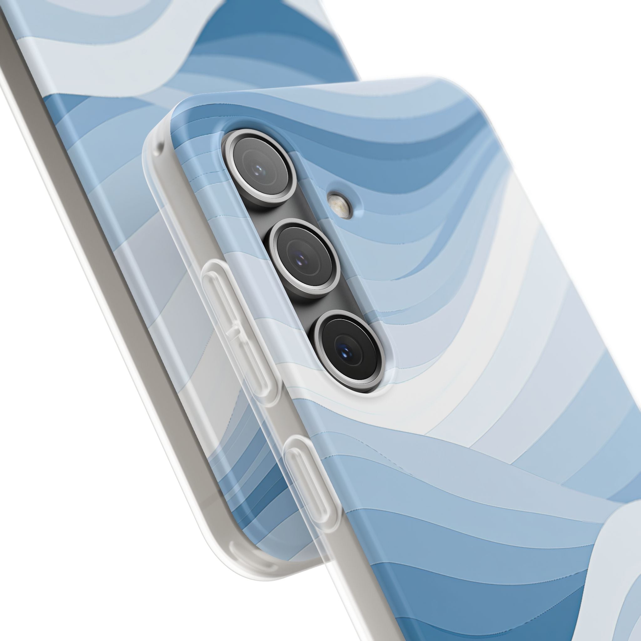 Blue Lite Phone Case for Samsung - Glacial Indigo Flow