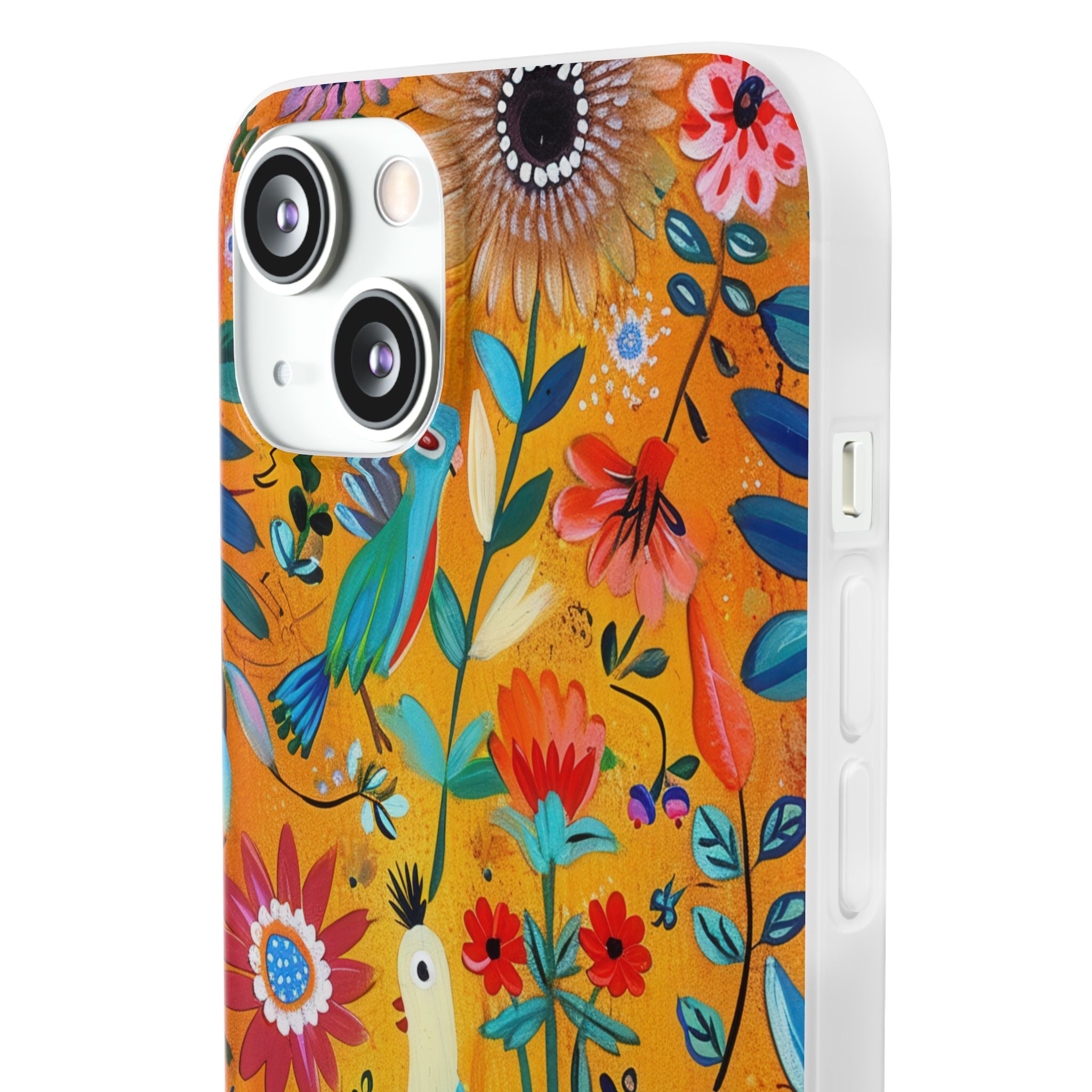 Colorful Birds Bloom iPhone 13 - Soft