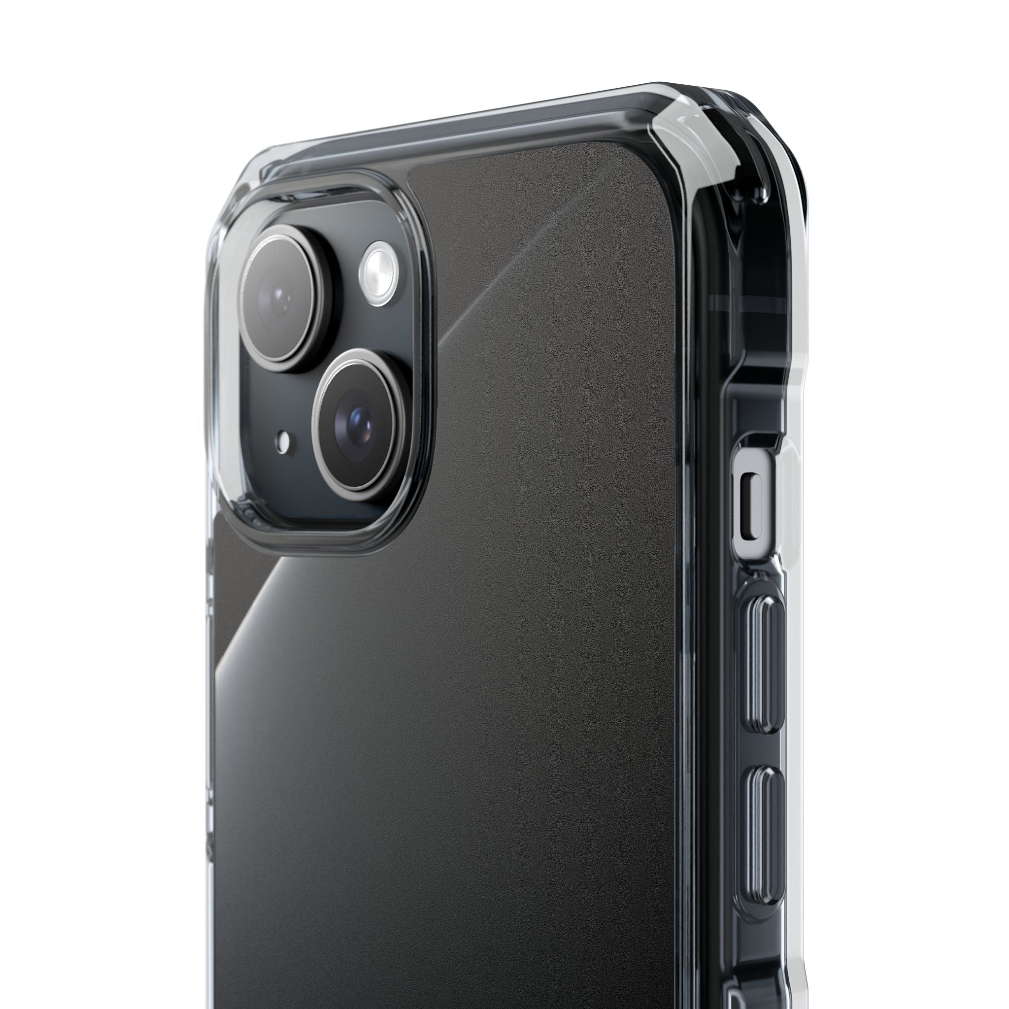Black Impact MagSafe Phone Case for iPhone - Obsidian Lunar Arch