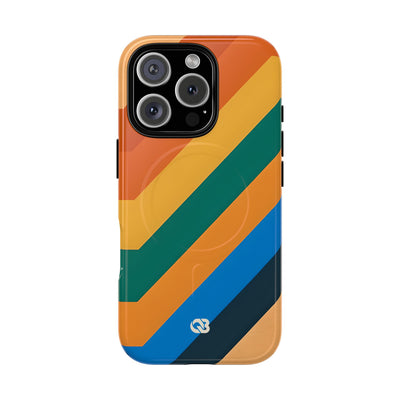 Retro Ridge Lines · Tough+ Magsafe