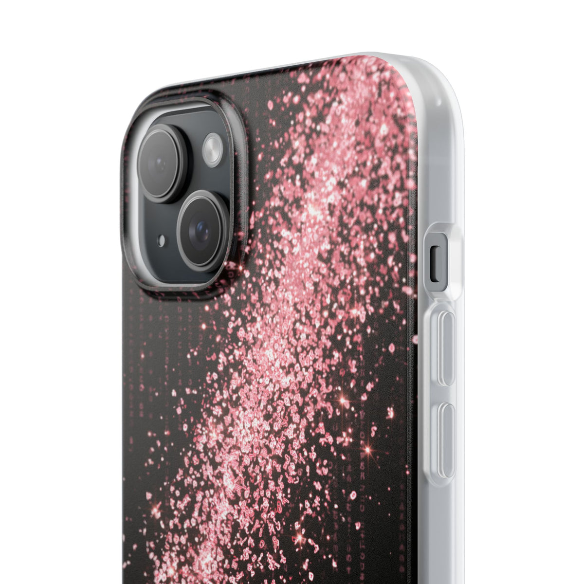 Rose Digital Cascade · Lite Phone Case for iPhone ·  Pink