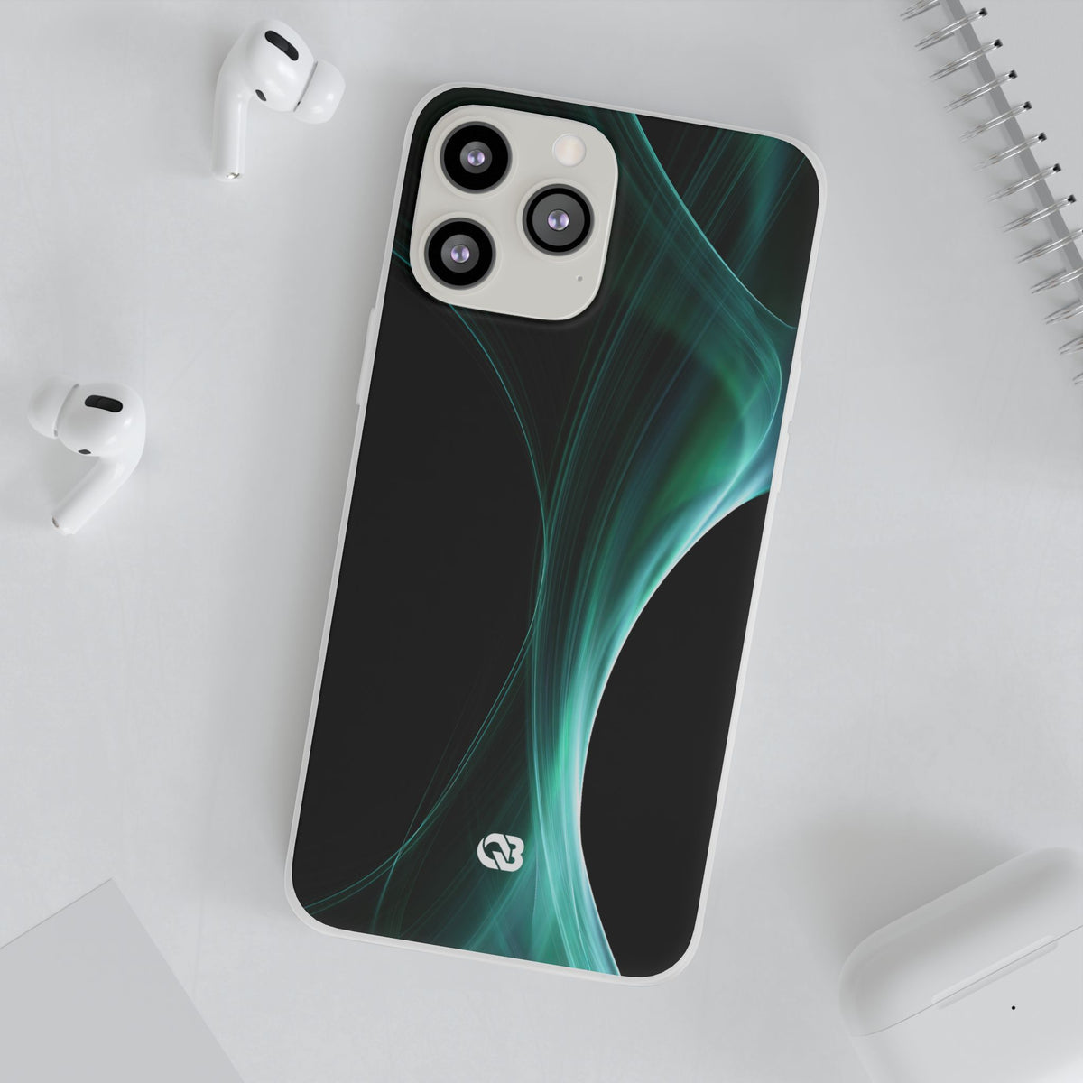 Emerald Lumen · Lite Phone Case for iPhone ·  Green