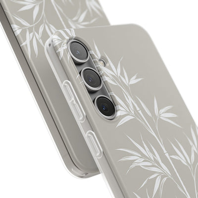 Beige Lite Phone Case for Samsung - Sandstone Bamboo Stalks
