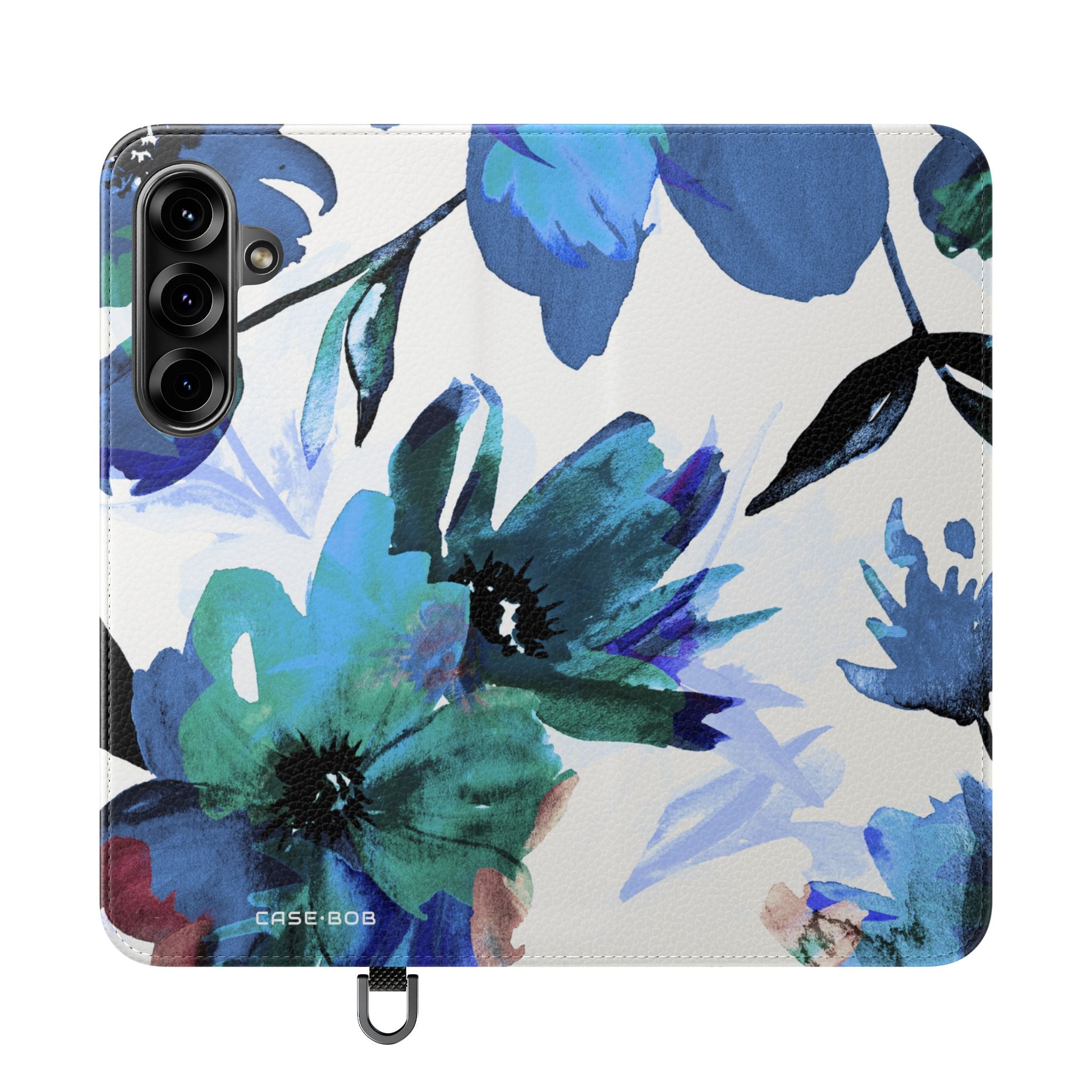 Blue Bloom - Samsung S25+ Case - Wallet