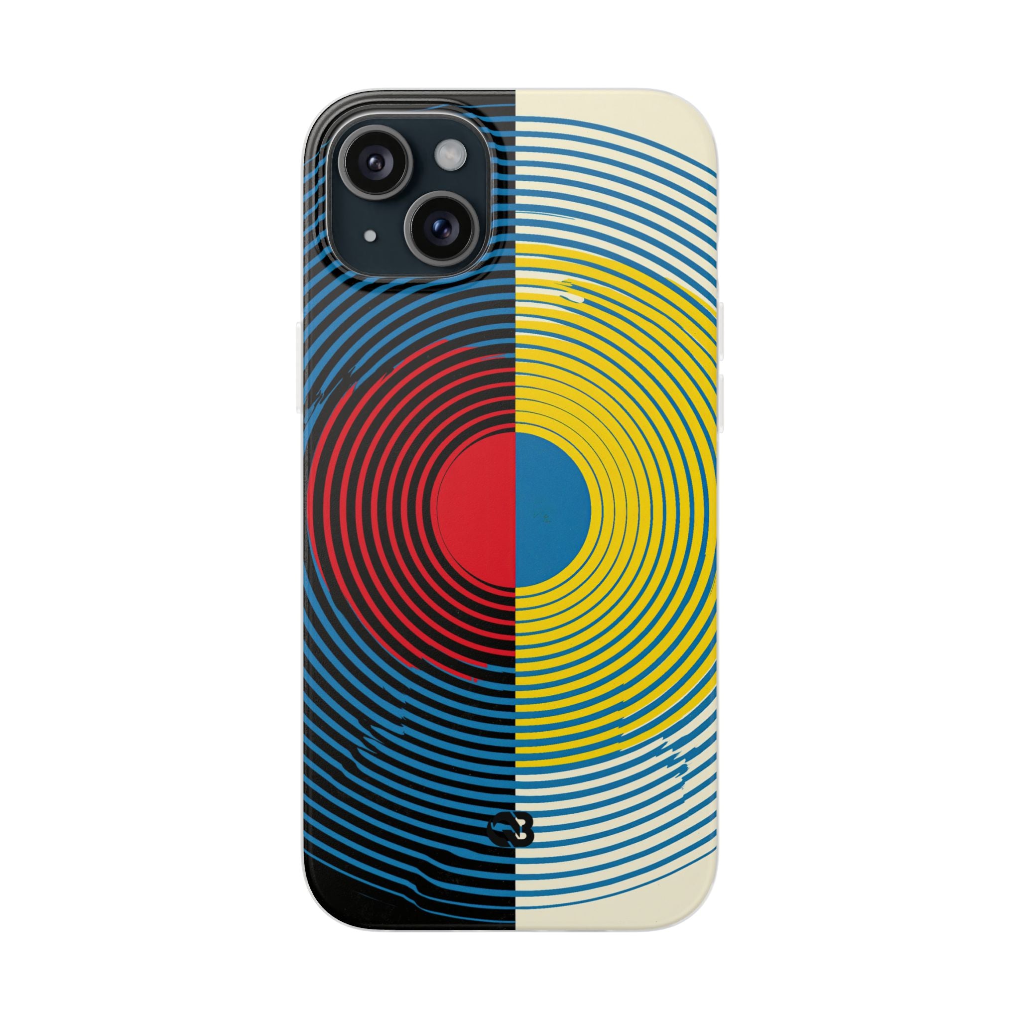 Blue Lite Phone Case for iPhone - Primary Circuit Orbit