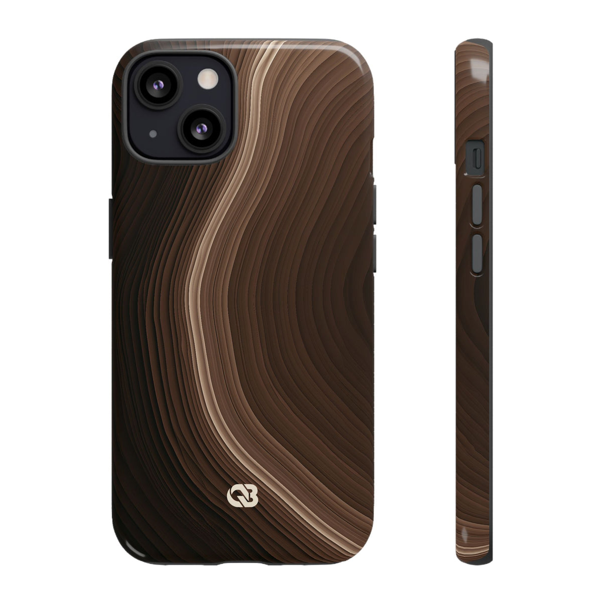Umber Strata · Tough Phone Case for iPhone · Brown