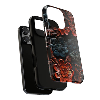 Carved Earth Bloom · Tough Coque de téléphone pour iPhone