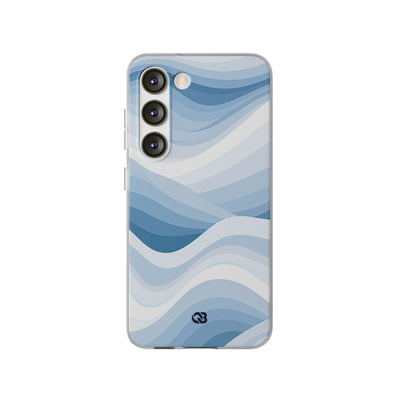 Blue Lite Phone Case for Samsung - Glacial Indigo Flow