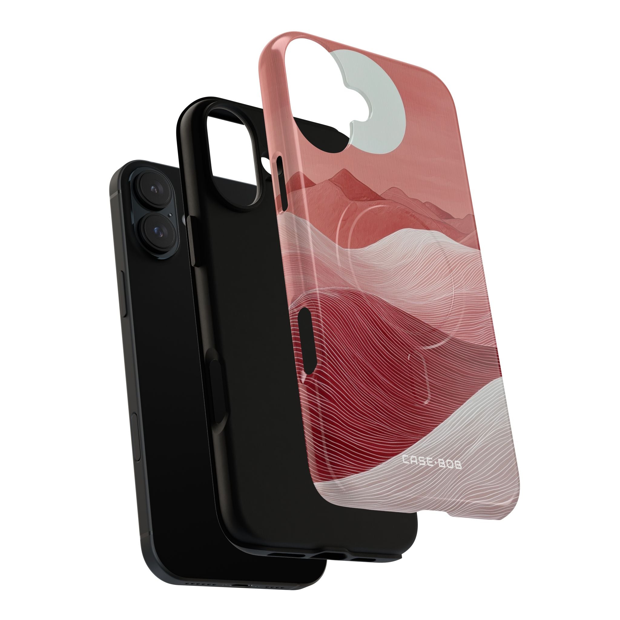 White Orb Dunes iPhone 16 Plus Case - Tough+