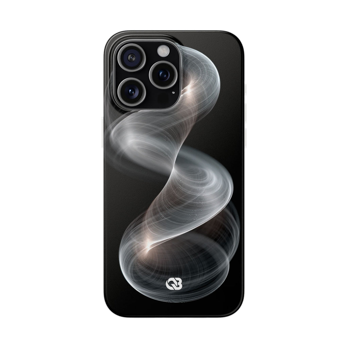 Luminous Vortex · Lite Phone Case for iPhone ·  Black