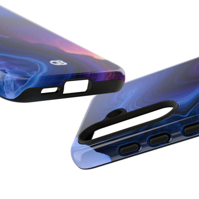 Radiant Strata · Tough Phone Case for Samsung · Blue