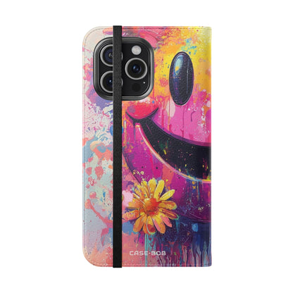 Smiley Bloom Drip - iPhone 15 Pro Max Cover - Pung