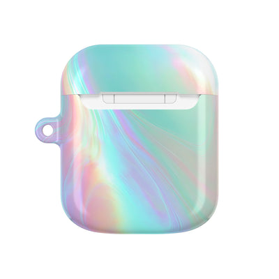 Prismatic Liquid Light · Hard Case for AirPods & AirPods Pro · Teal