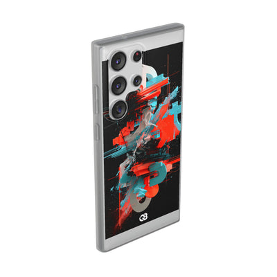 Fragmented Cyber Core · Lite Phone Case for Samsung · Black