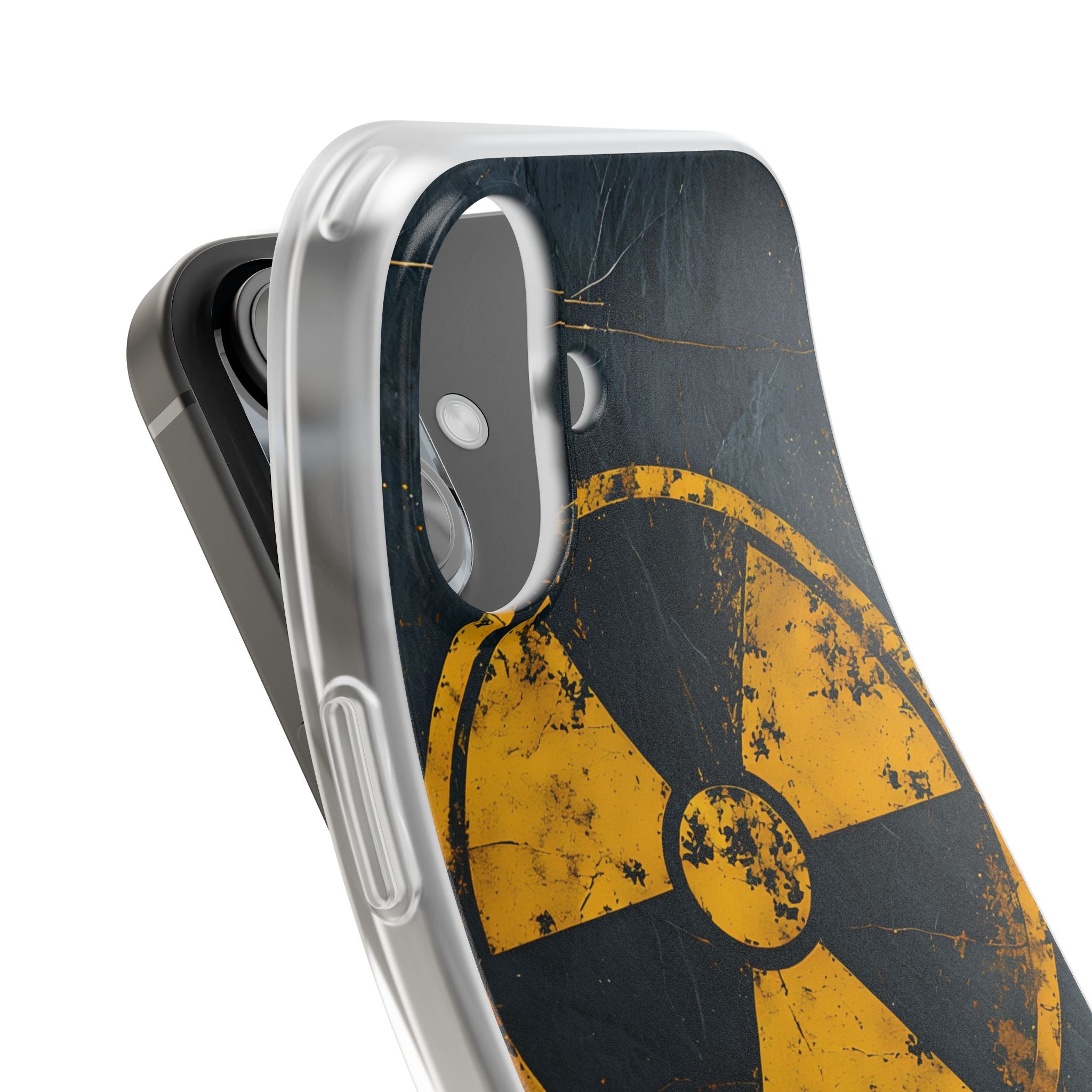 Industrial Decay Warning · Soft Phone Case for iPhone
