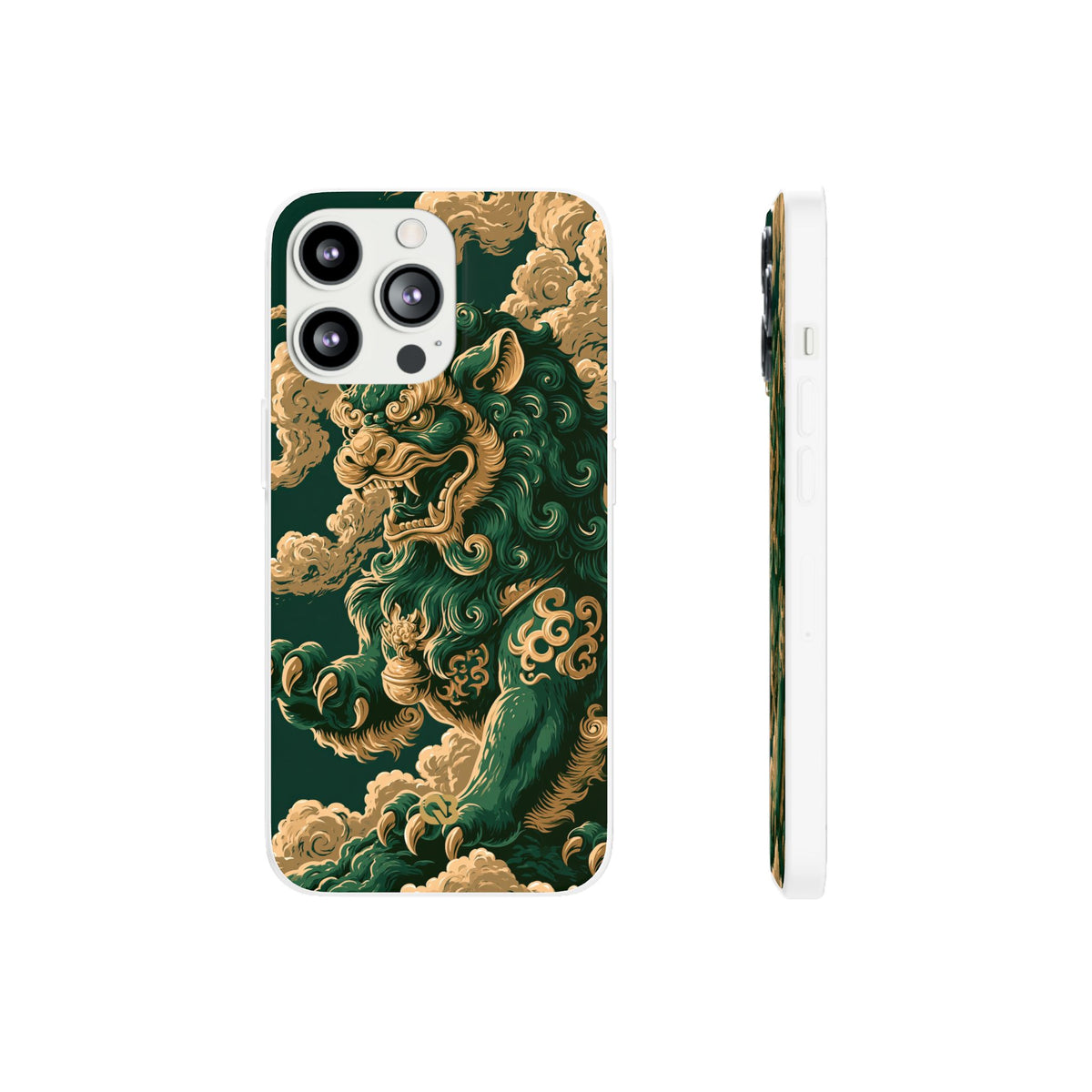 Imperial Guardian Lion · Lite Phone Case for iPhone ·  Green
