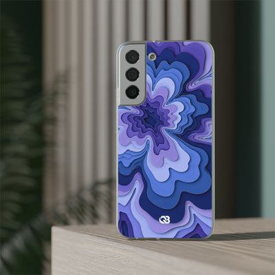 Periwinkle Strata Bloom · Lite Phone Case for Samsung · Purple