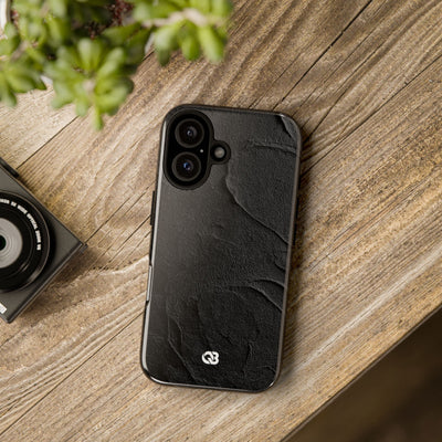 Obsidian Stucco Relief · Tough Phone Case for iPhone · Black
