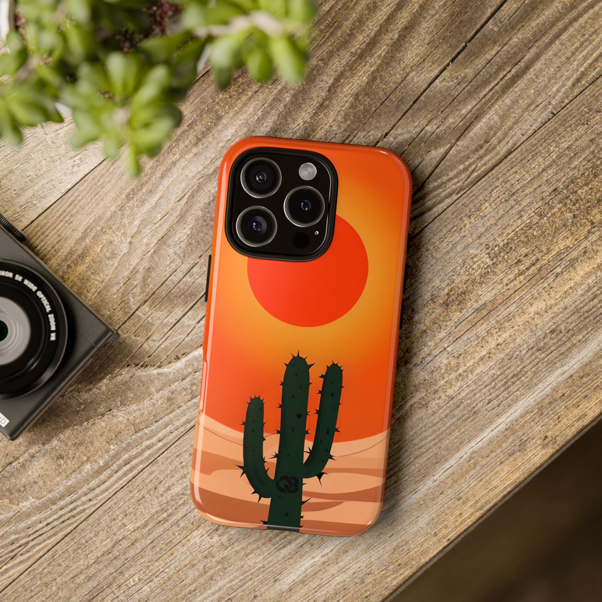 Scorched Saguaro Sunset · Tough Phone Case for iPhone