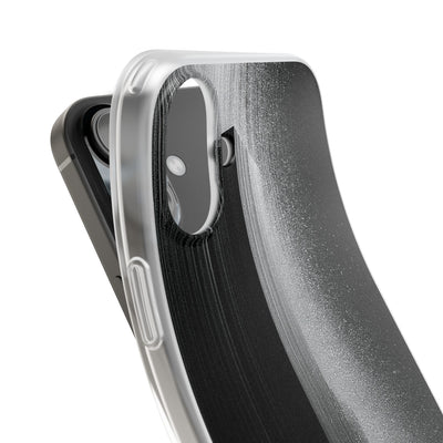 Black Lite Phone Case for iPhone - Brutalist Pixel Monolith