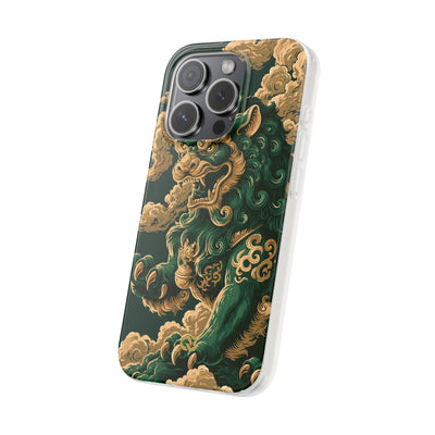 Imperial Guardian Lion · Lite Phone Case for iPhone ·  Green