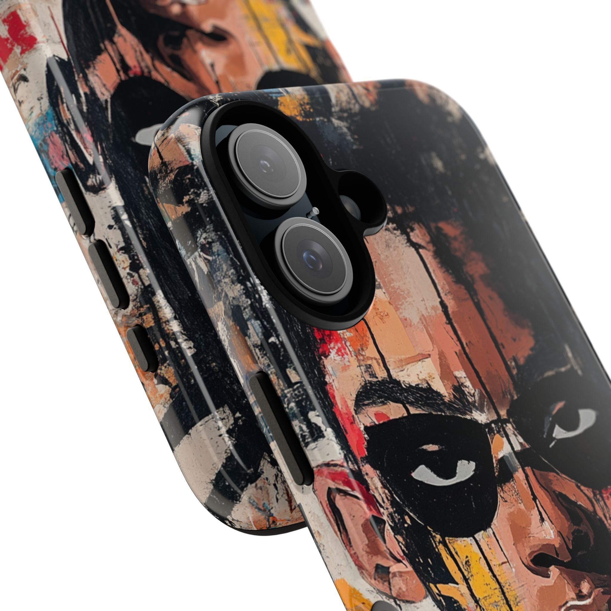 Masked Portrait Drips iPhone 16 Case - Tough