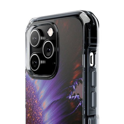 Ethereal Corona · Clear Impact Magnetic Phone Case for iPhone · Purple