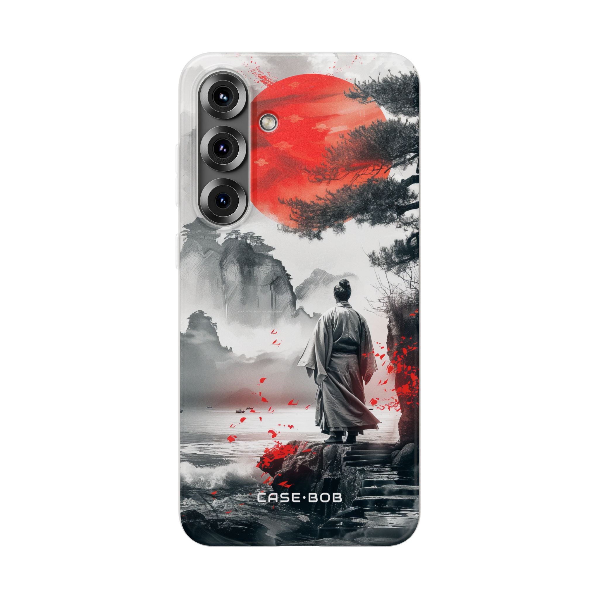 Red Sun Wanderer Samsung S25 Plus Case - Soft