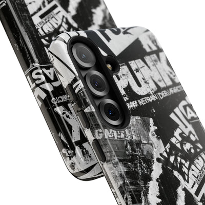 Underground Punk Collage · Tough Phone Case for Samsung · Black