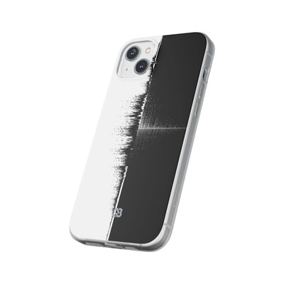 Black Lite Phone Case for iPhone - Static Signal Split