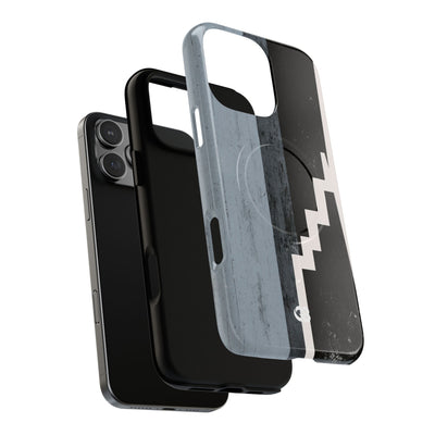 Grey Tough 2.0 Magsafe Phone Case for iPhone - Industrial Concrete Void