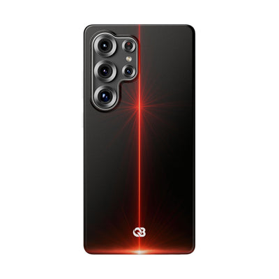 Red Lite Phone Case for Samsung - Crimson Flare Vector