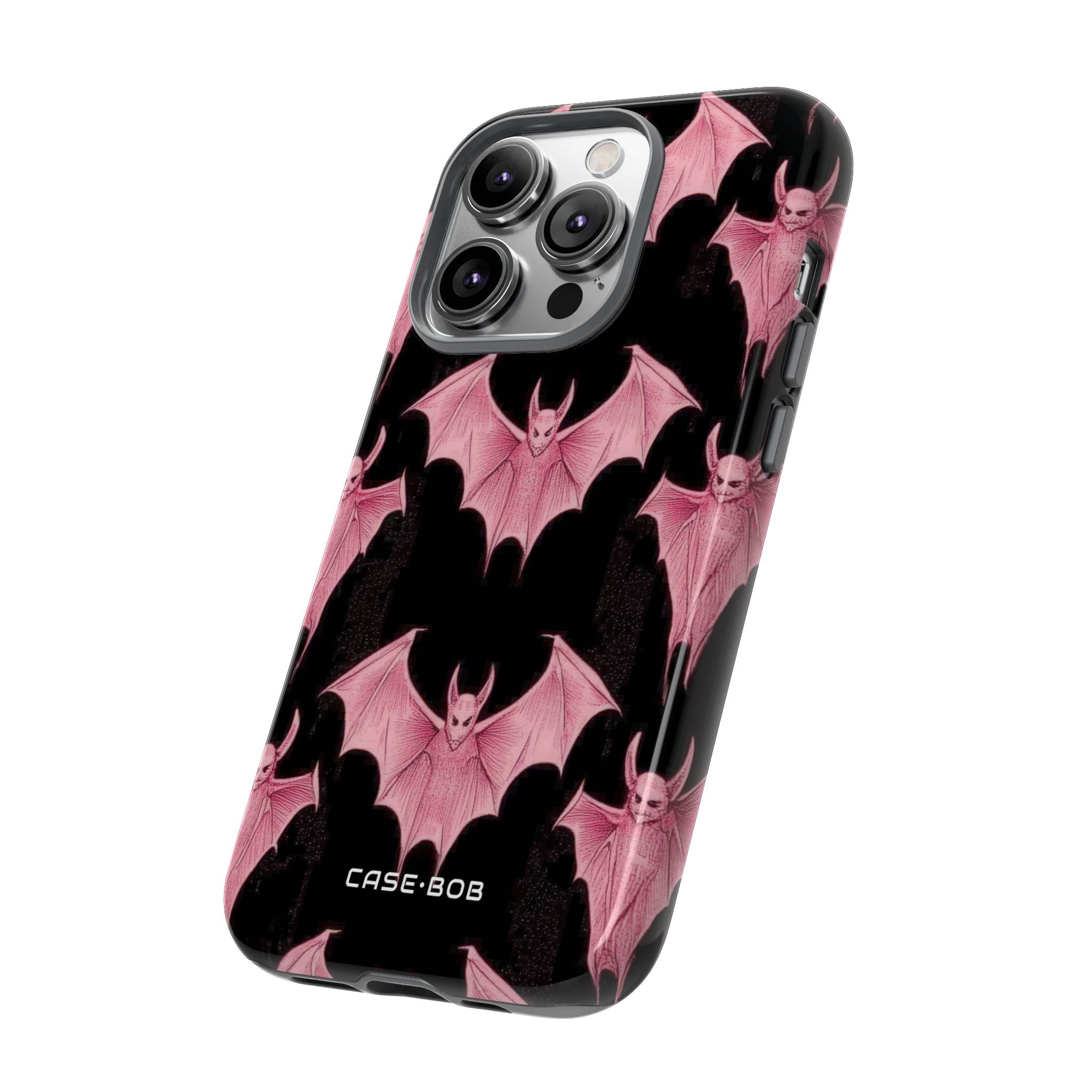 Pink Batwave iPhone 14 Pro Case - Tough