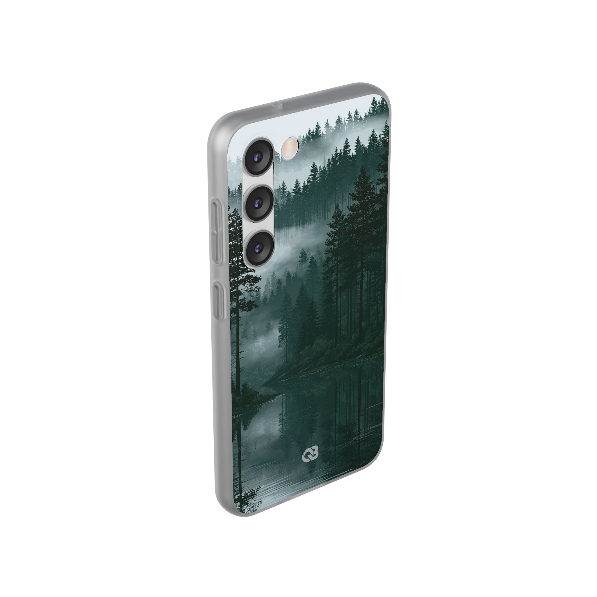 Green Lite Phone Case for Samsung - Misty Evergreen Mirror