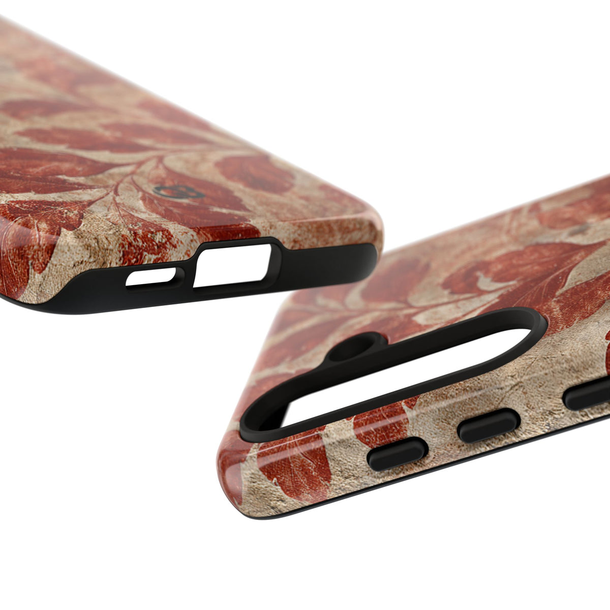 Terracotta Botanical Fresco · Tough Phone Case for Samsung · Red