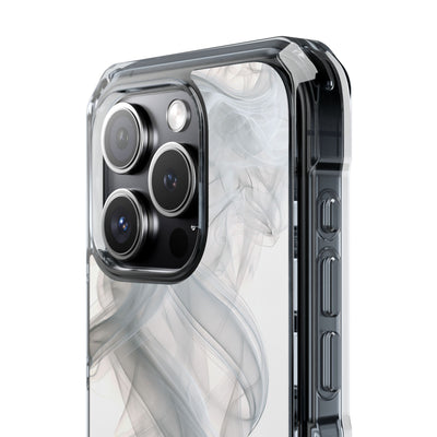 Vapor Noir · Clear Impact Magnetic Phone Case for iPhone ·  White