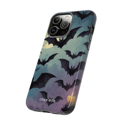 Leuchtender Fledermaus-Schwarm iPhone 14 Pro Max Case - Tough