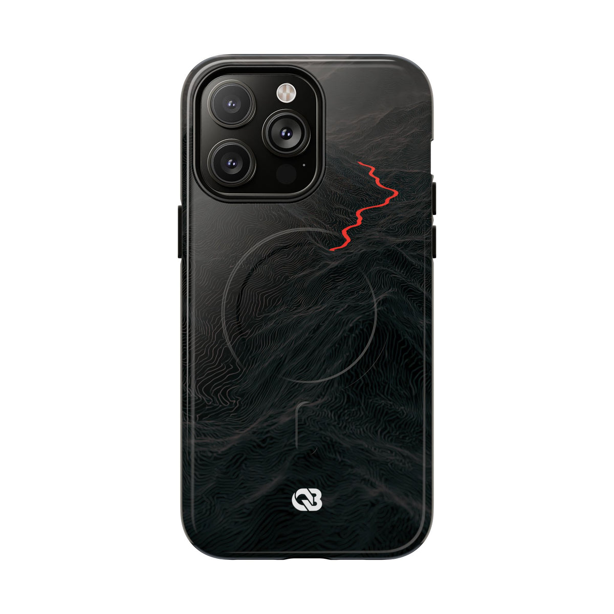Crimson Ridge Pass · Tough 2.0 Magnetic Phone Case for iPhone · Black