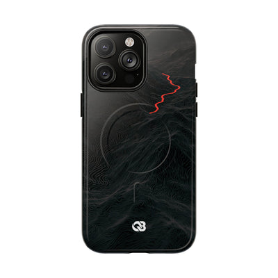 Crimson Ridge Pass · Tough 2.0 Magnetic Phone Case for iPhone · Black