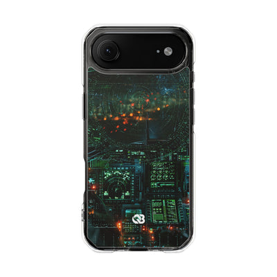 Tactical Avionics HUD · Clear Impact Magnetic Phone Case for iPhone · Green