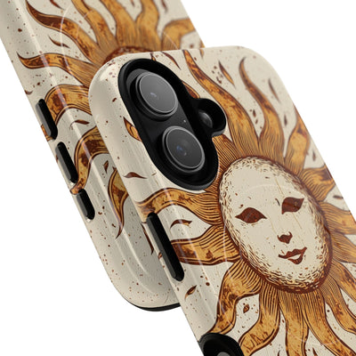 Rustic Solar Mask · Tough+ Phone Case for iPhone · Magsafe
