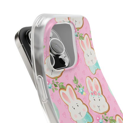 Bunny Blossom iPhone 16 Pro Case - Soft