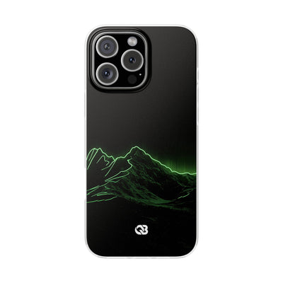 Nordic Mountain Contour · Lite Phone Case for iPhone ·  Black